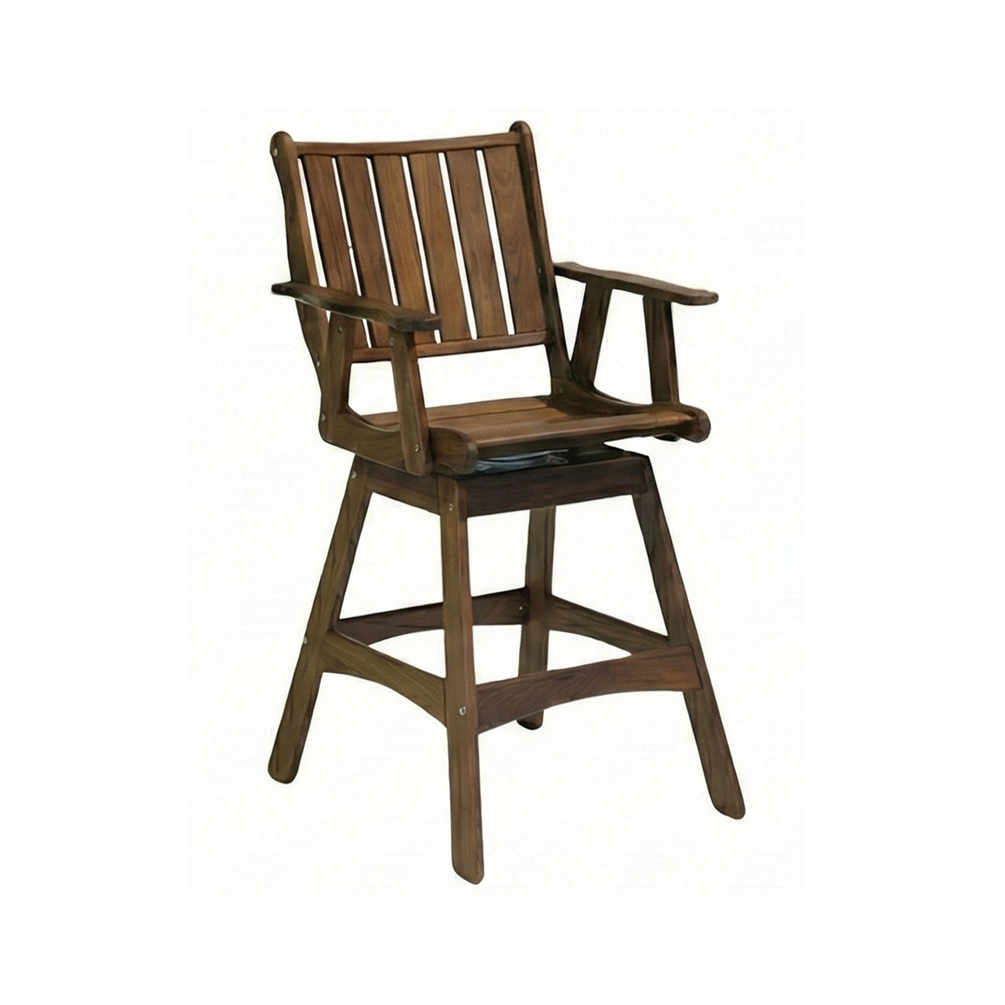 Gilles Teak Outdoor Bar Stool