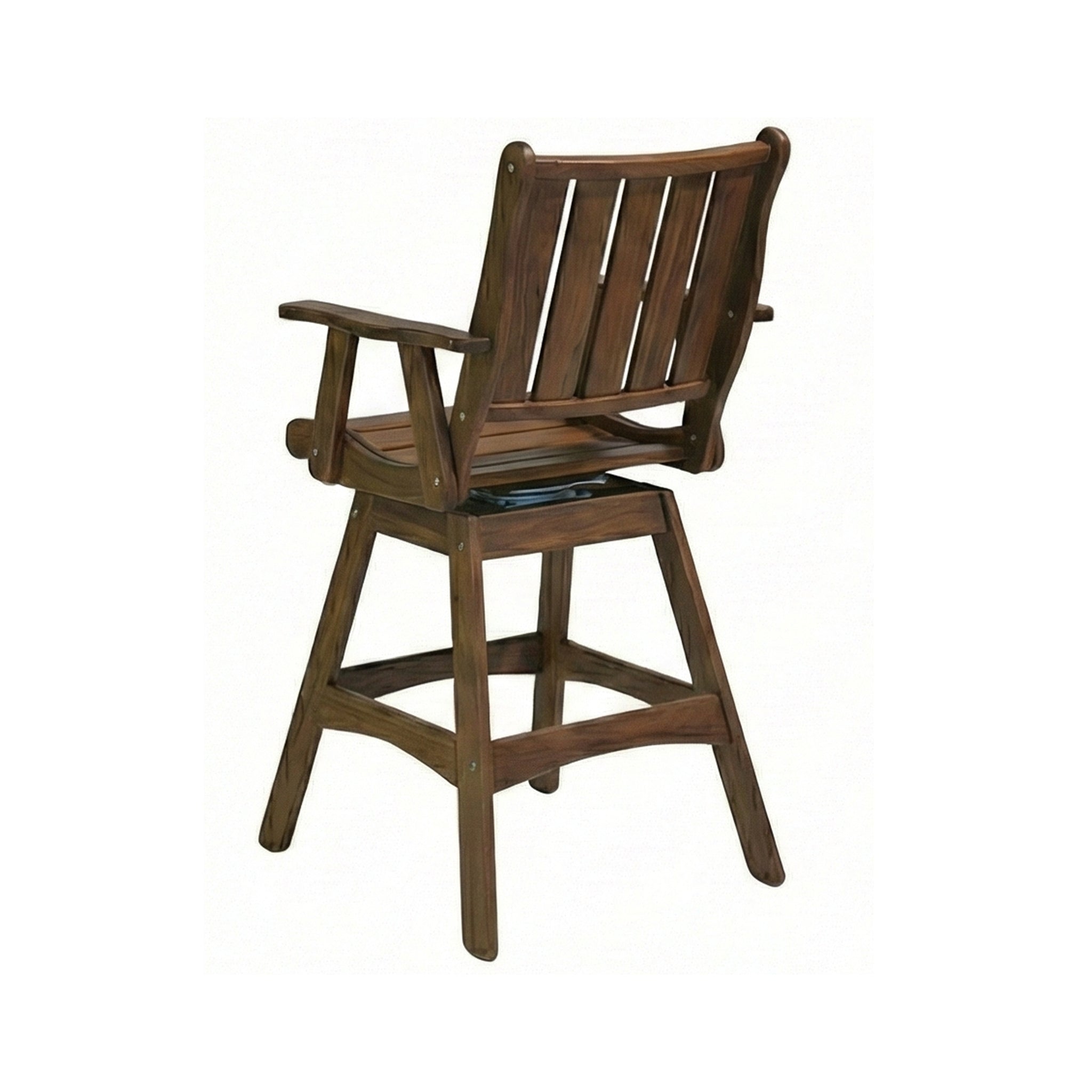 Gilles Teak Outdoor Bar Stool