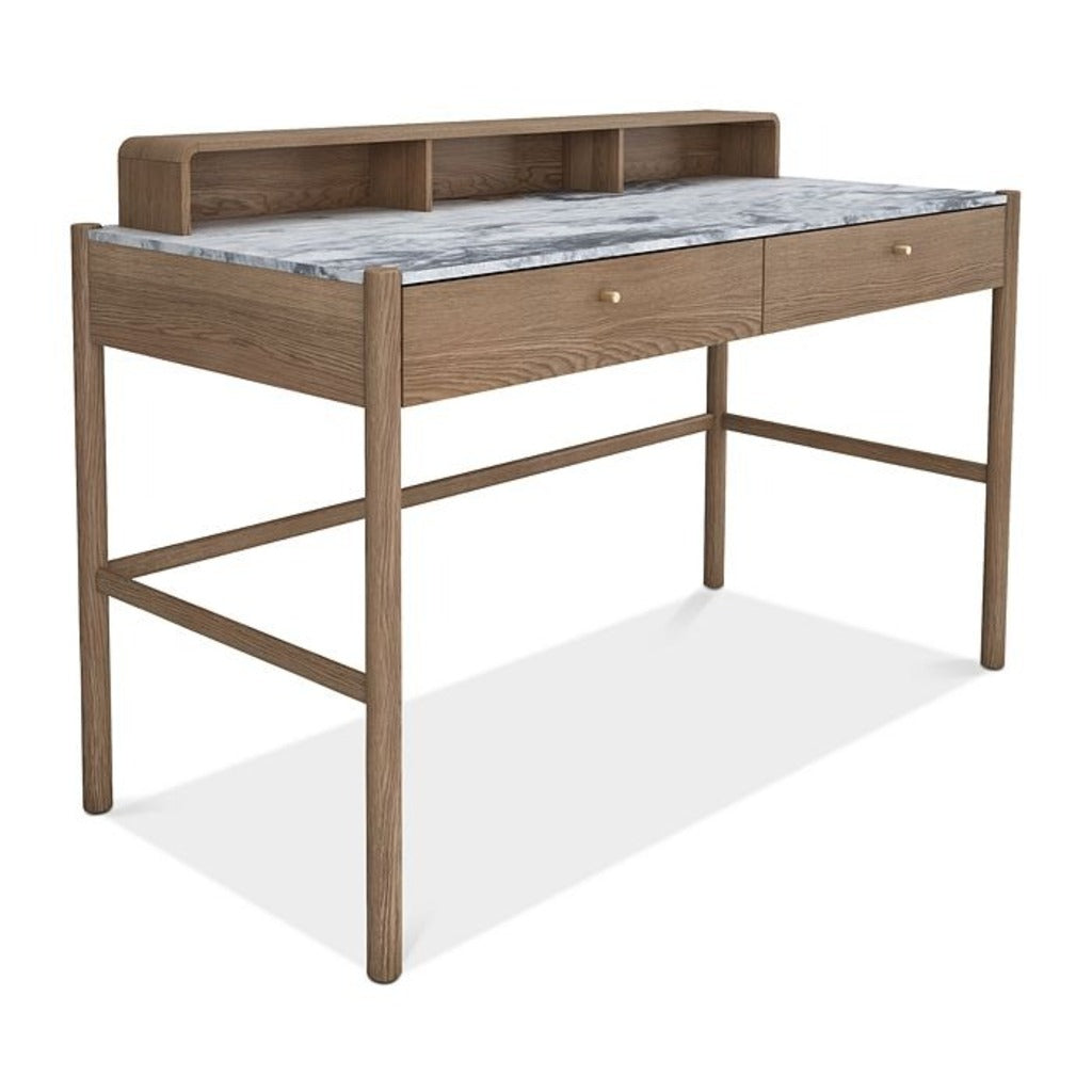 Luca White Oak Desk