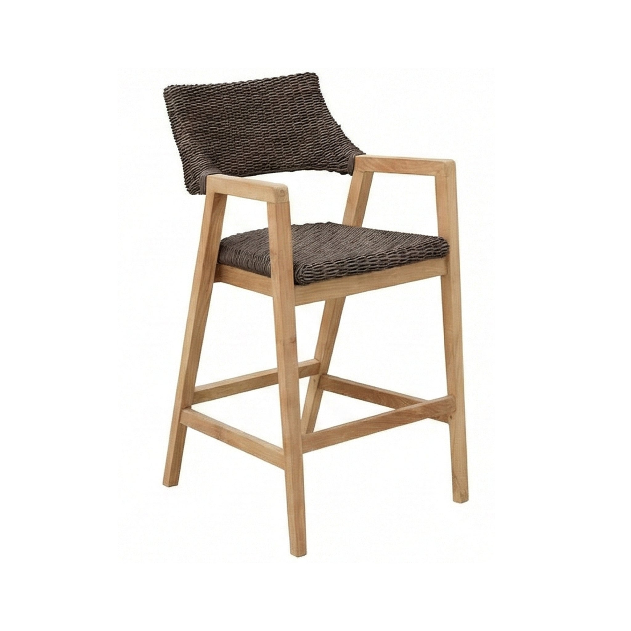Isidore Teak Outdoor Bar Stool