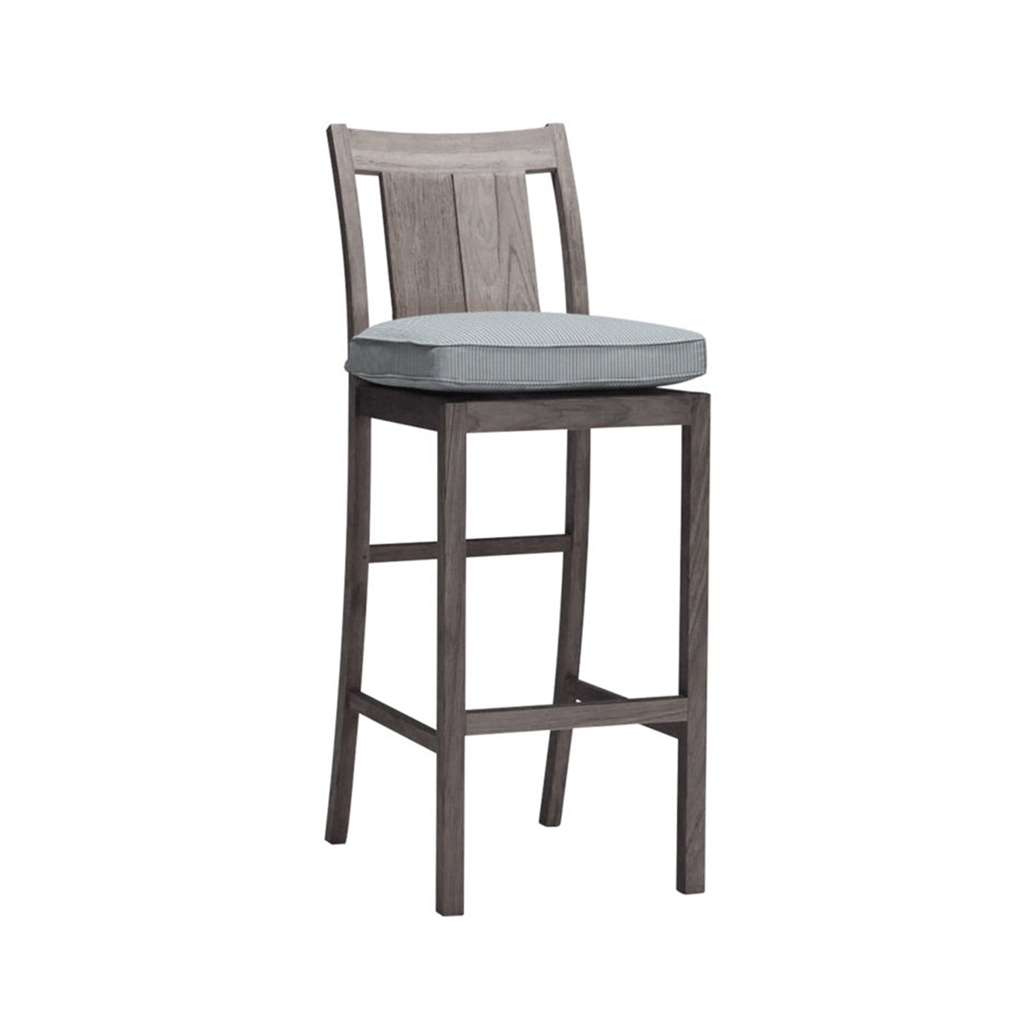 Leopold Armless Teak Outdoor Bar Stool