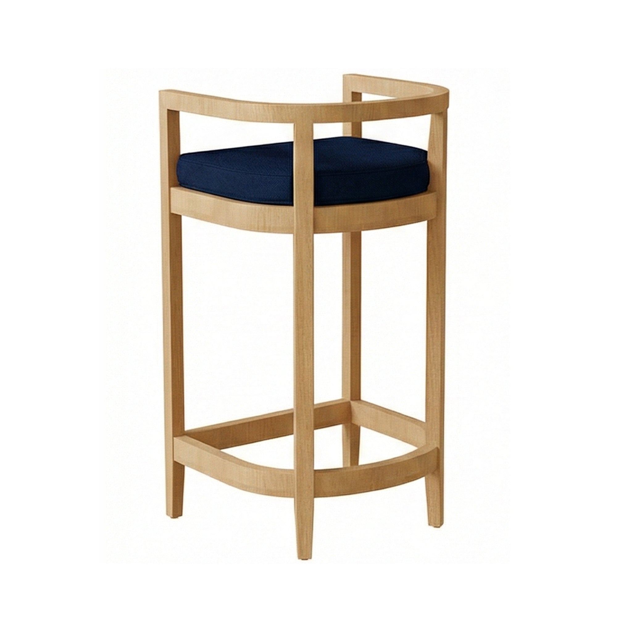 Lionel Teak Outdoor Bar Stool