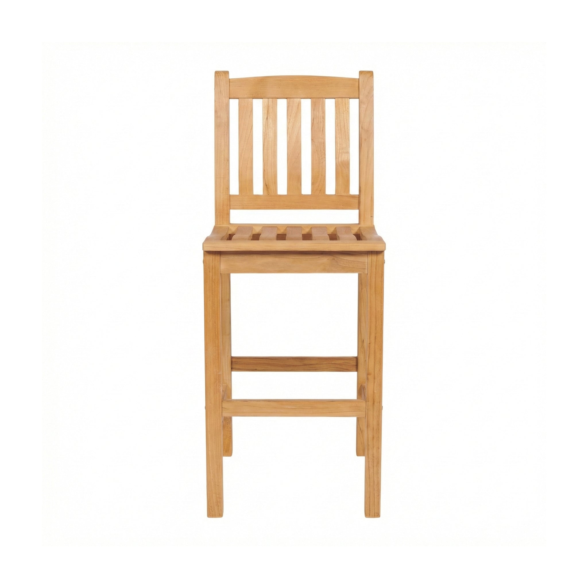 Gerard Armless Teak Outdoor Bar Stool