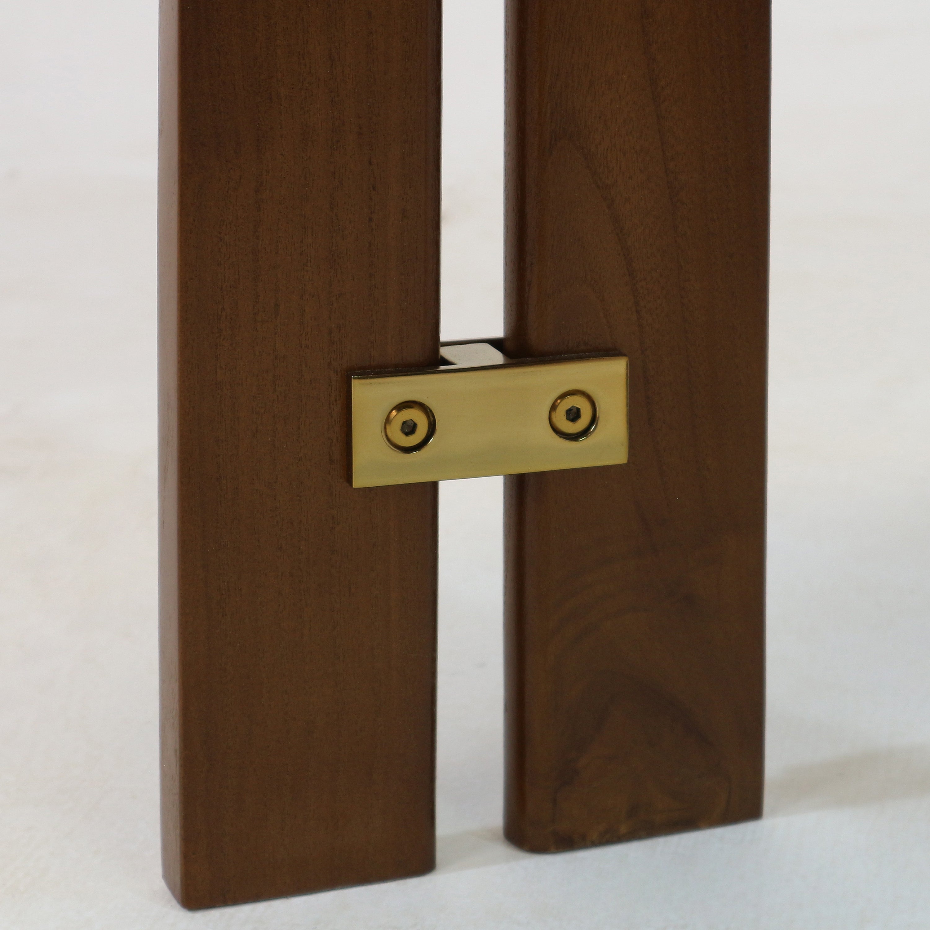 Pamplona Walnut Dining Chair with Rubio Monocoat Finish and Gruppo Mastrotto Leather