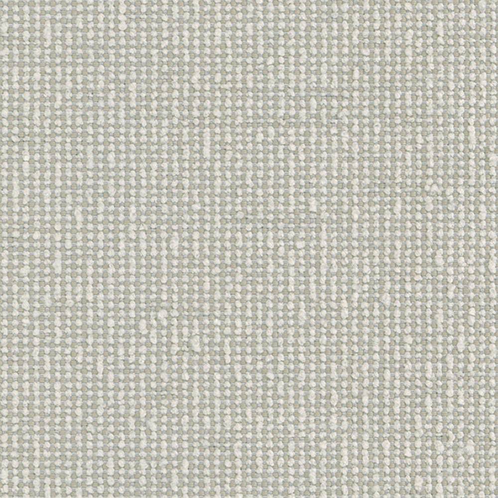 Close-up of neutral beige 100% polyester upholstery fabric showing a tight woven texture with small looped yarns, ideal for indoor sofas and heavy-duty use.