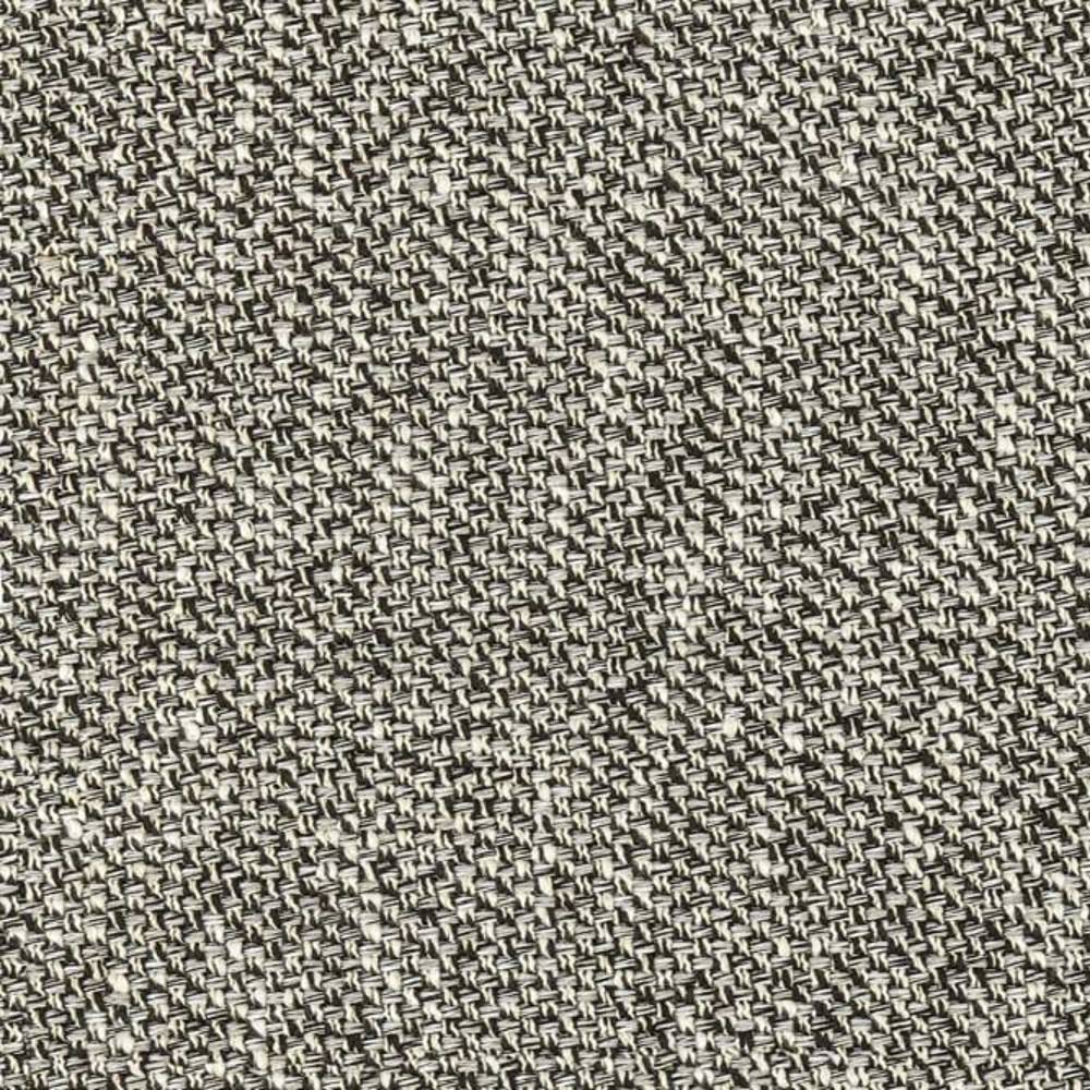 Close-up of beige and light-brown woven upholstery fabric showing a tight basket-weave texture; 25% cotton, 75% polyester blend suitable for sofas.