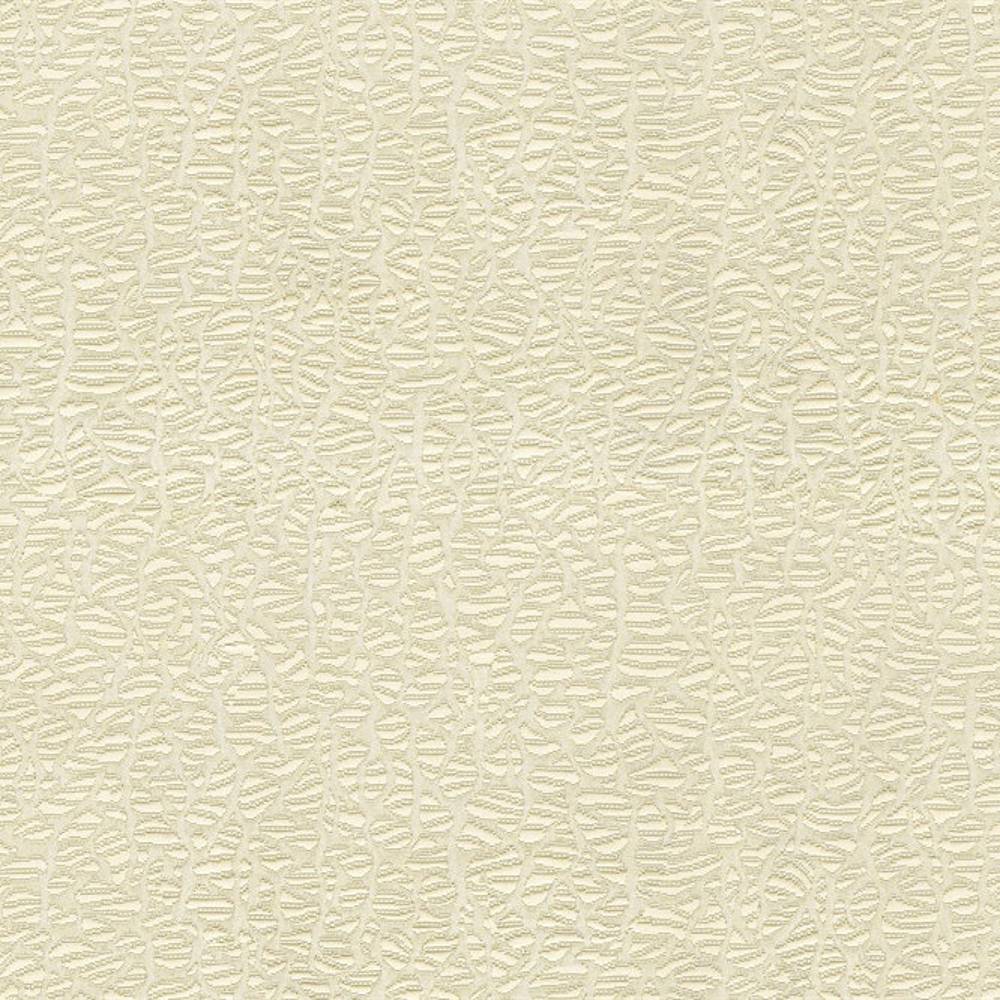 Close-up of cream-beige upholstery fabric (50% cotton, 50% polyester) showing a subtle raised looped texture and tone-on-tone pattern, suitable for sofas and indoor upholstery.