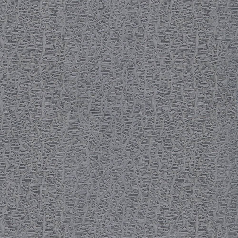 Close-up of light gray 50% cotton, 50% polyester upholstery fabric with a raised abstract linear texture, shown as a seamless swatch for sofas and neutral interiors.