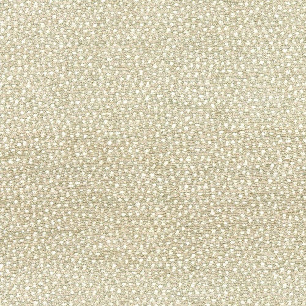 Close-up of beige woven upholstery fabric showing a soft, pebbled texture; 30% polyester and 70% viscose, ideal for contemporary sofa upholstery.