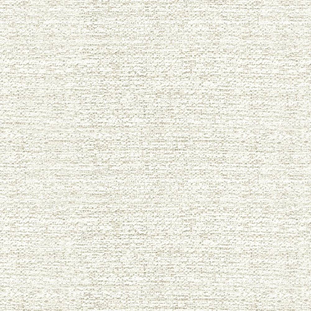 Close-up of cream performance upholstery fabric in 100% polyester, showing a subtle horizontal textured weave and neutral contemporary tone ideal for sofas and office seating.