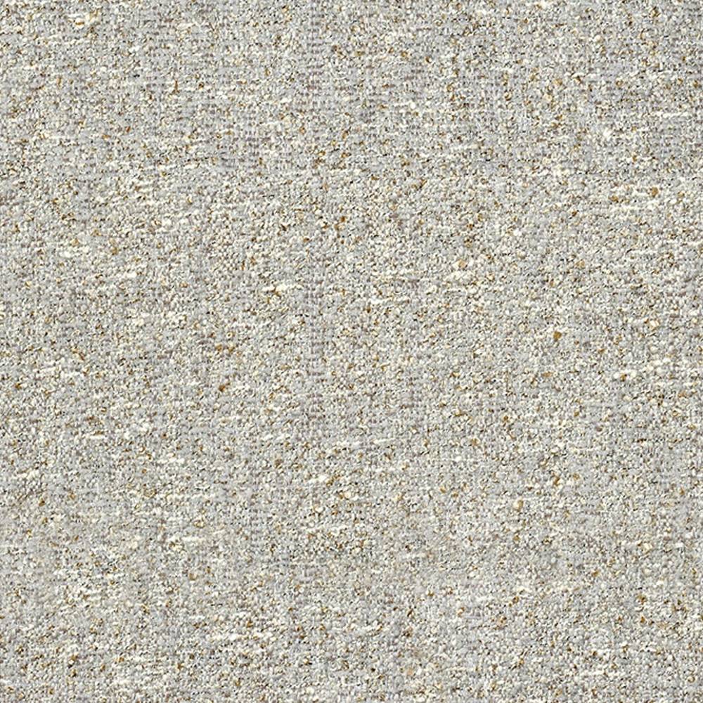 Close-up of beige neutral woven upholstery fabric (63% polyester, 20% cotton, 17% viscose) showing a textured weave with cream and light tan flecks, ideal for contemporary sofas.