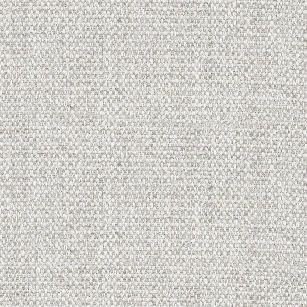 Close-up of a cream-beige upholstery fabric swatch in a 75% polyester, 5% linen, 20% viscose blend showing a tight, subtle woven texture ideal for modern sofas and office seating.