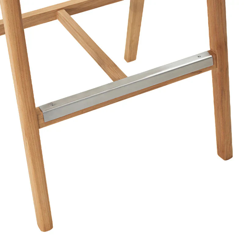 Georges Teak Outdoor Bar Stool