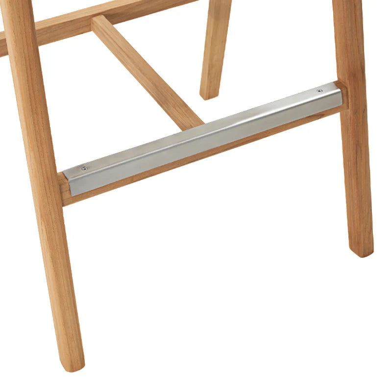 Georges Teak Outdoor Bar Stool