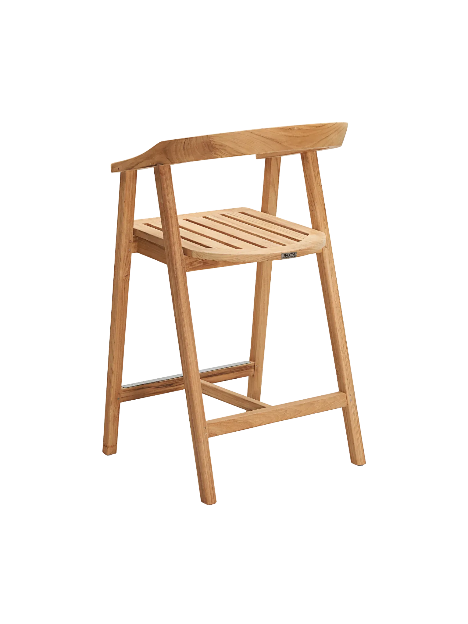 Georges Teak Outdoor Bar Stool