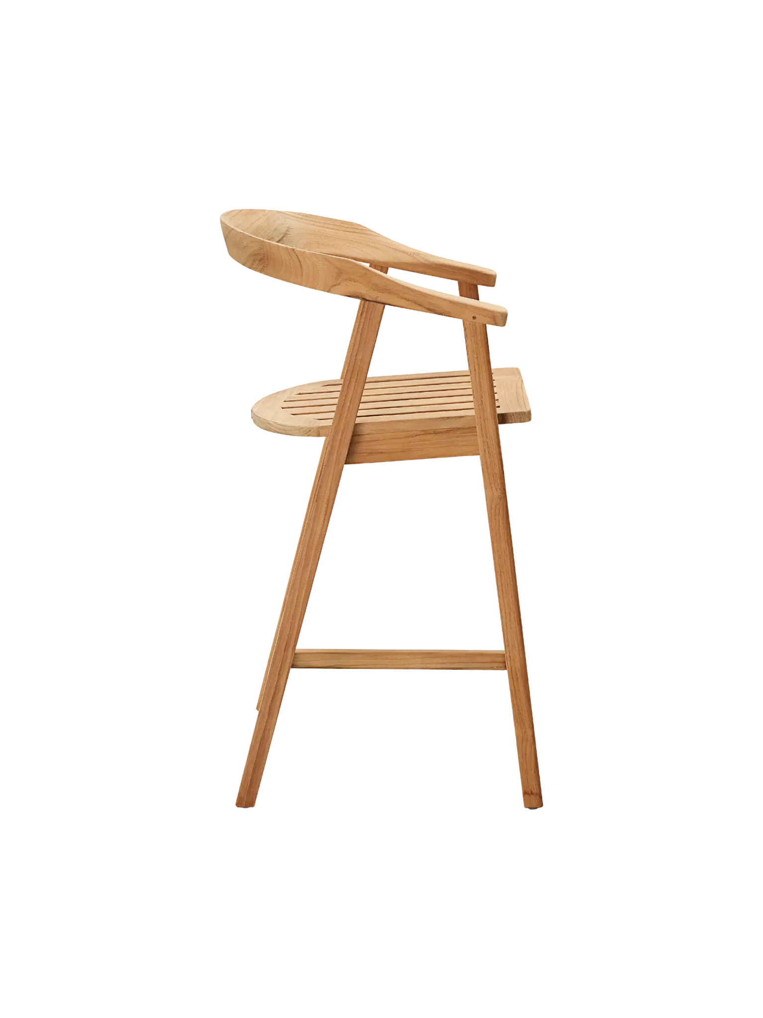 Georges Teak Outdoor Bar Stool