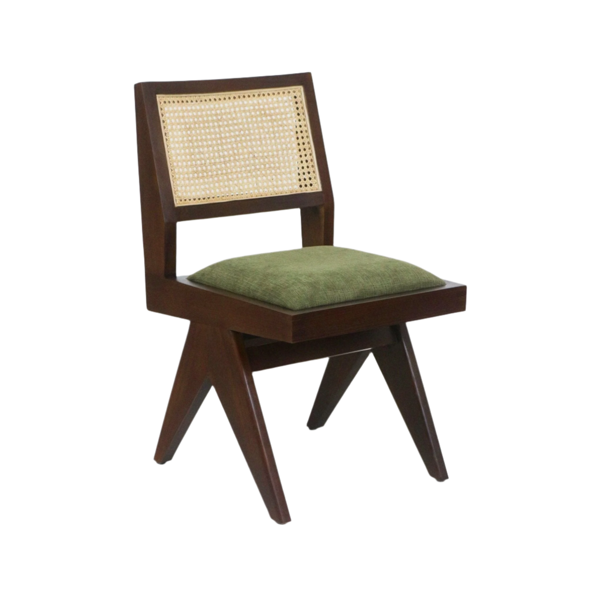 Upholstered Jeanneret Armless Side Chair - INTERIORTONIC