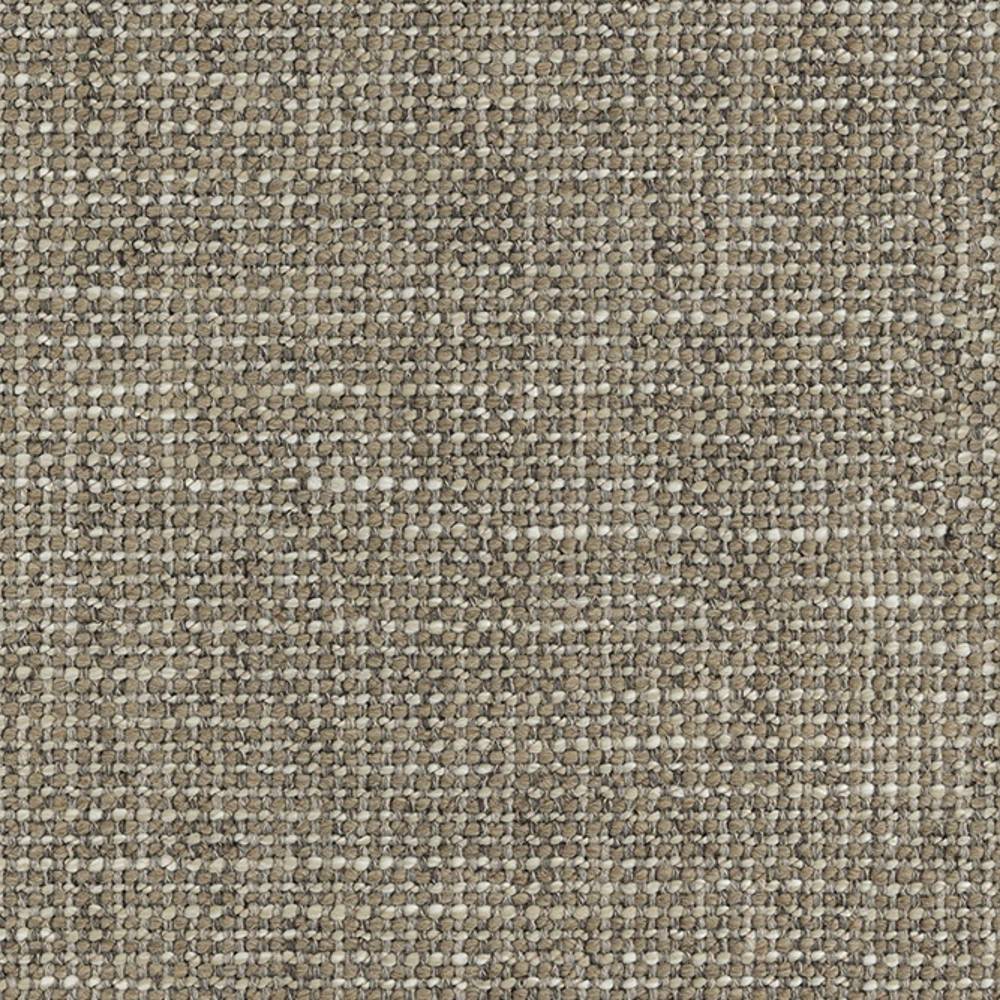 Close-up of beige boucle upholstery fabric showing a textured loop weave and subtle cream specks; neutral multi-tone yarns composed of 10% wool, 5% linen, 40% acrylic and 45% polyester for sofa use.