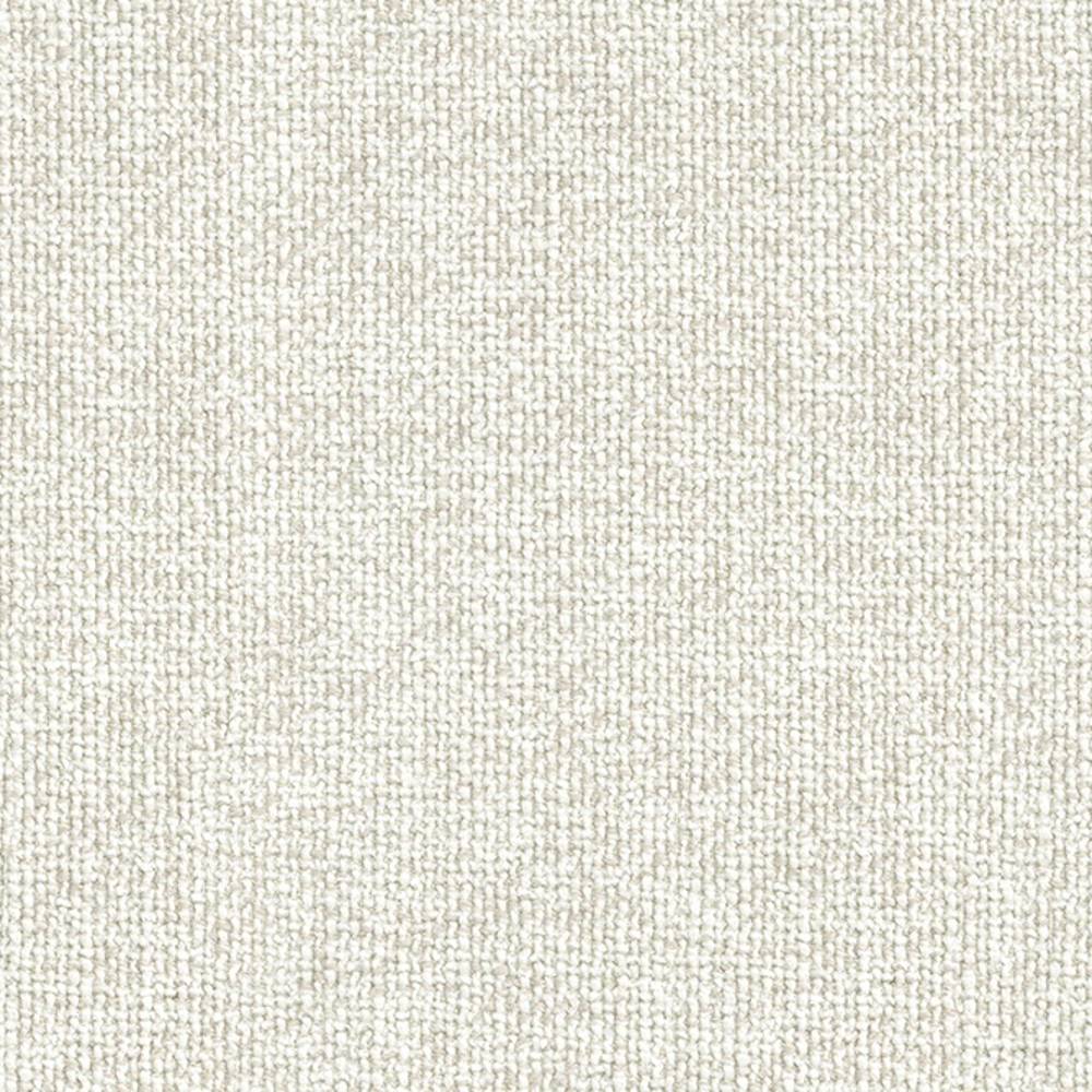 Close-up of cream-beige woven upholstery fabric showing a subtle looped texture, a durable heavy-duty blend of cotton, rayon, acrylic, linen and triacetate ideal for contemporary sofas.