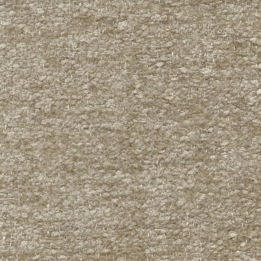 Close-up of cream boucle upholstery fabric showing soft looped texture and neutral tone; heavy‑duty 87% polyester blend with 6% linen and 7% rayon, suitable for indoor sofas.