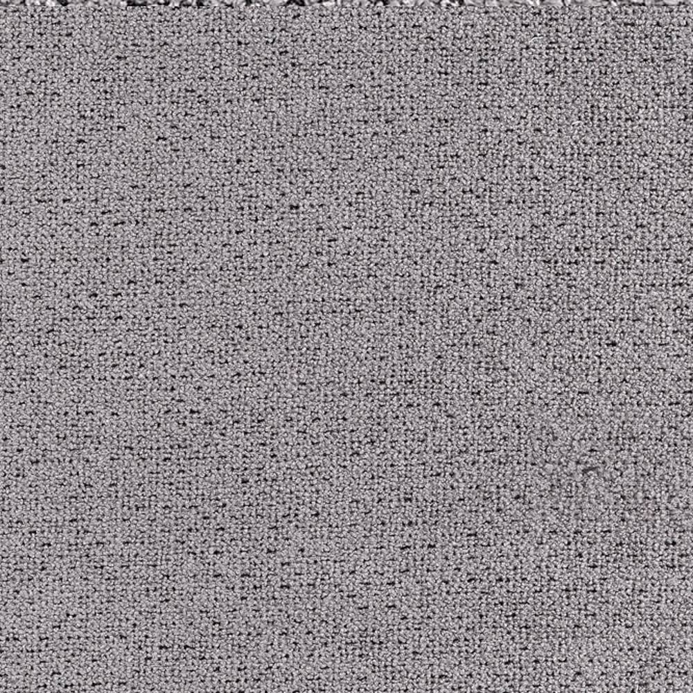 Close-up of neutral beige woven upholstery fabric showing a tight, even looped texture; 68% rayon and 32% polyester composition ideal for durable sofa upholstery.