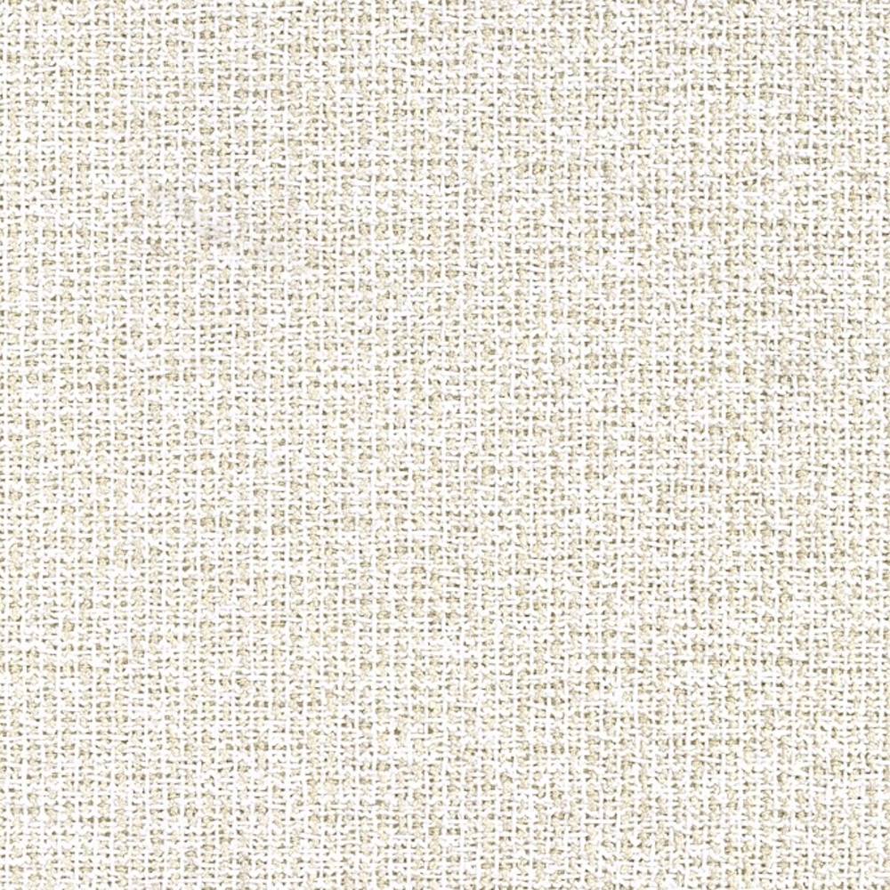 Close-up of beige-cream woven upholstery fabric swatch showing a subtle linen-like crosshatch texture; soft neutral tone ideal for contemporary sofas, 73% rayon and 27% triacetate.