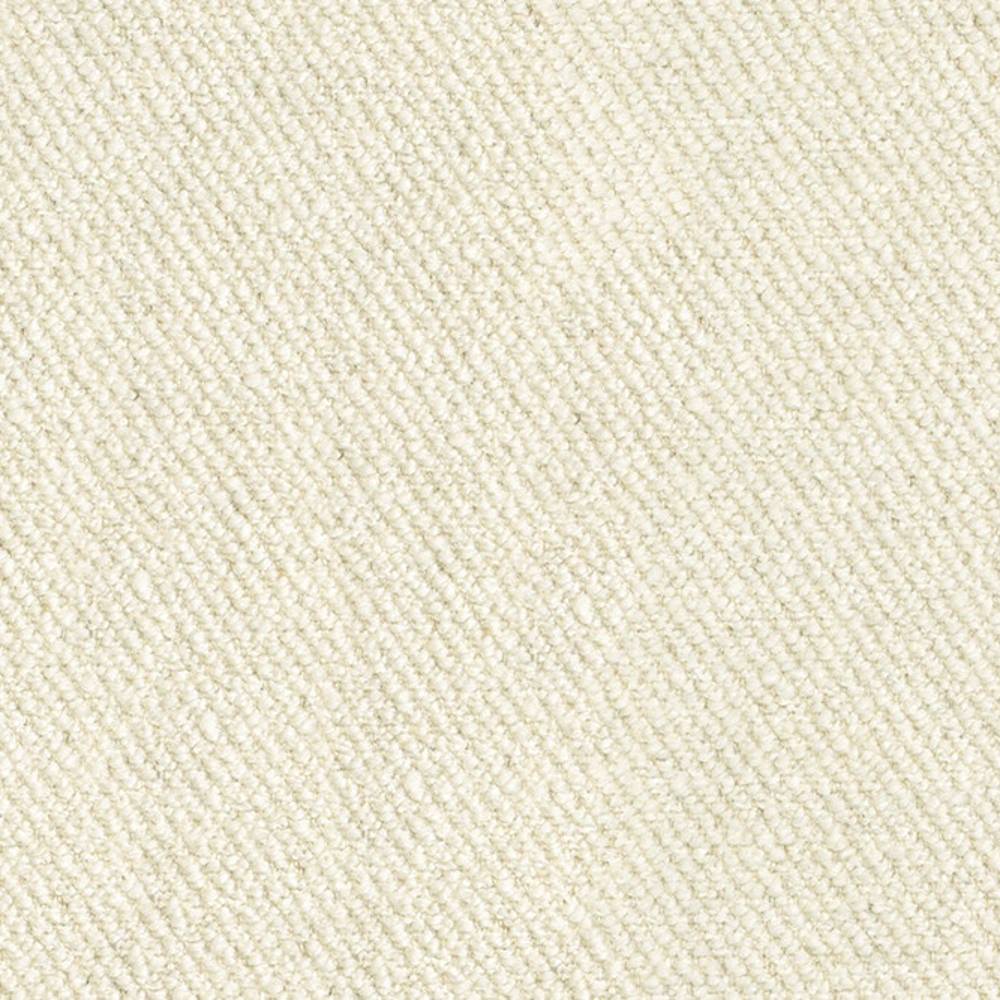 Close-up of cream upholstery fabric showing a soft, tightly woven textured surface; blended fibers (10% wool, 15% linen, 20% viscose, 17% acrylic, 38% polyester) ideal for sofa upholstery.