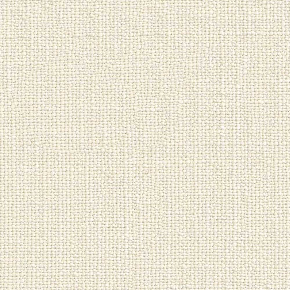Close-up of cream woven upholstery fabric for sofas, showing a tight textured weave in a neutral shade; 15% wool, 70% acrylic, 15% polyester blend.
