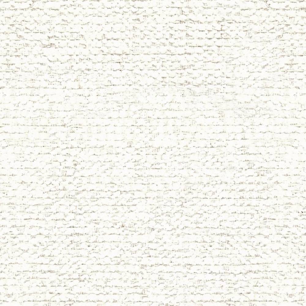 Close-up of cream boucle upholstery fabric showing soft, looped texture with subtle off-white fibers, suited for contemporary sofas and neutral interior applications.