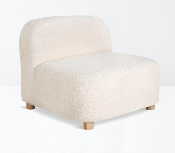 Folia Boucle Lounge Club Chair - INTERIORTONIC