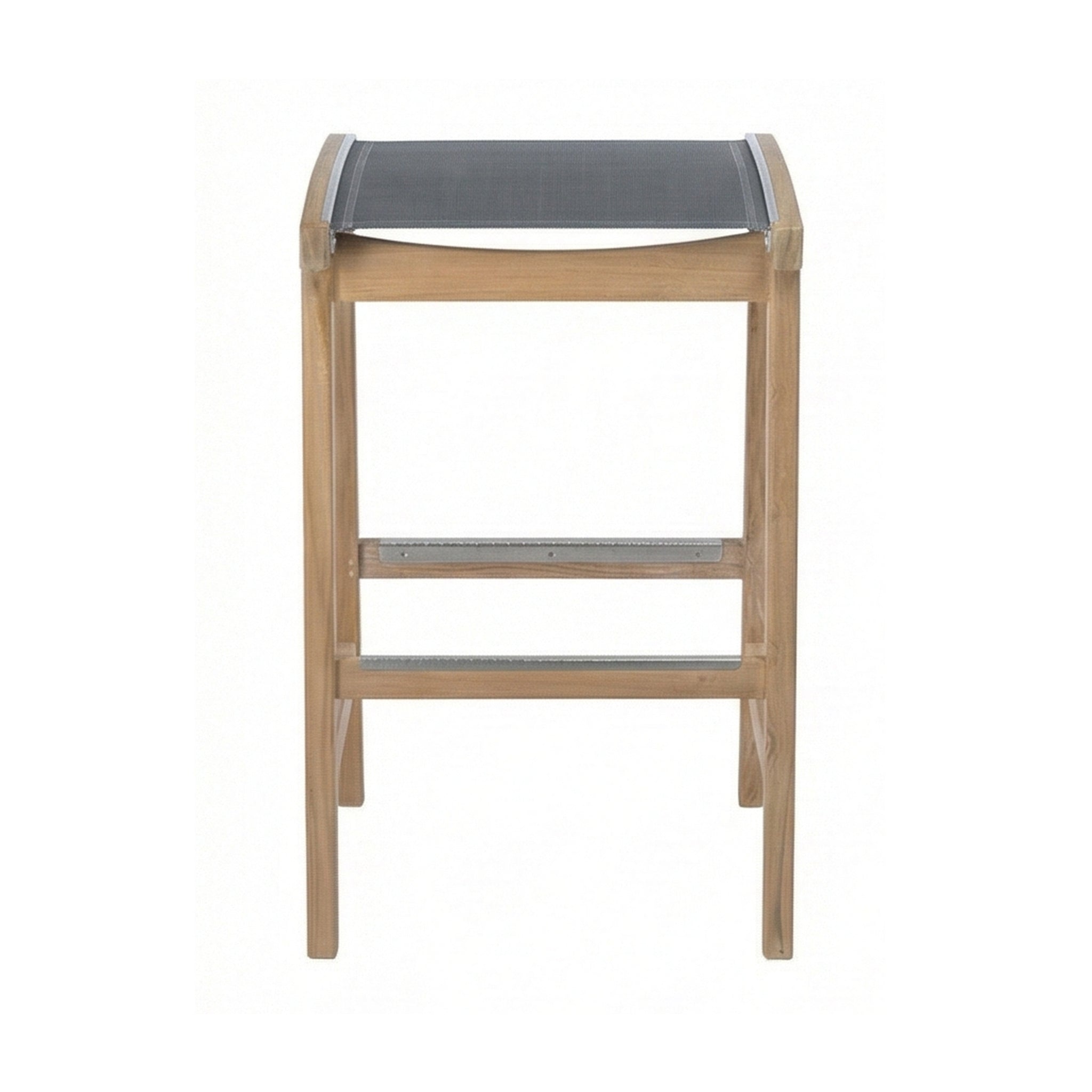 Clement Backless Teak Outdoor Bar Stool