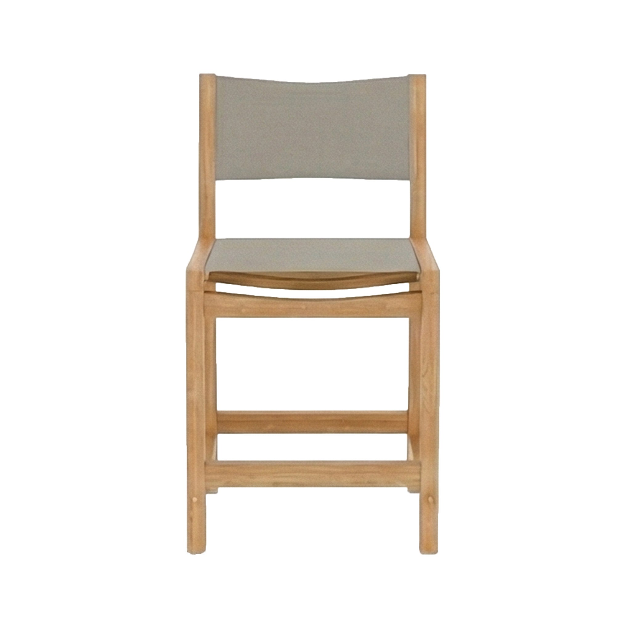 Frederic Armless Teak Outdoor Bar Stool