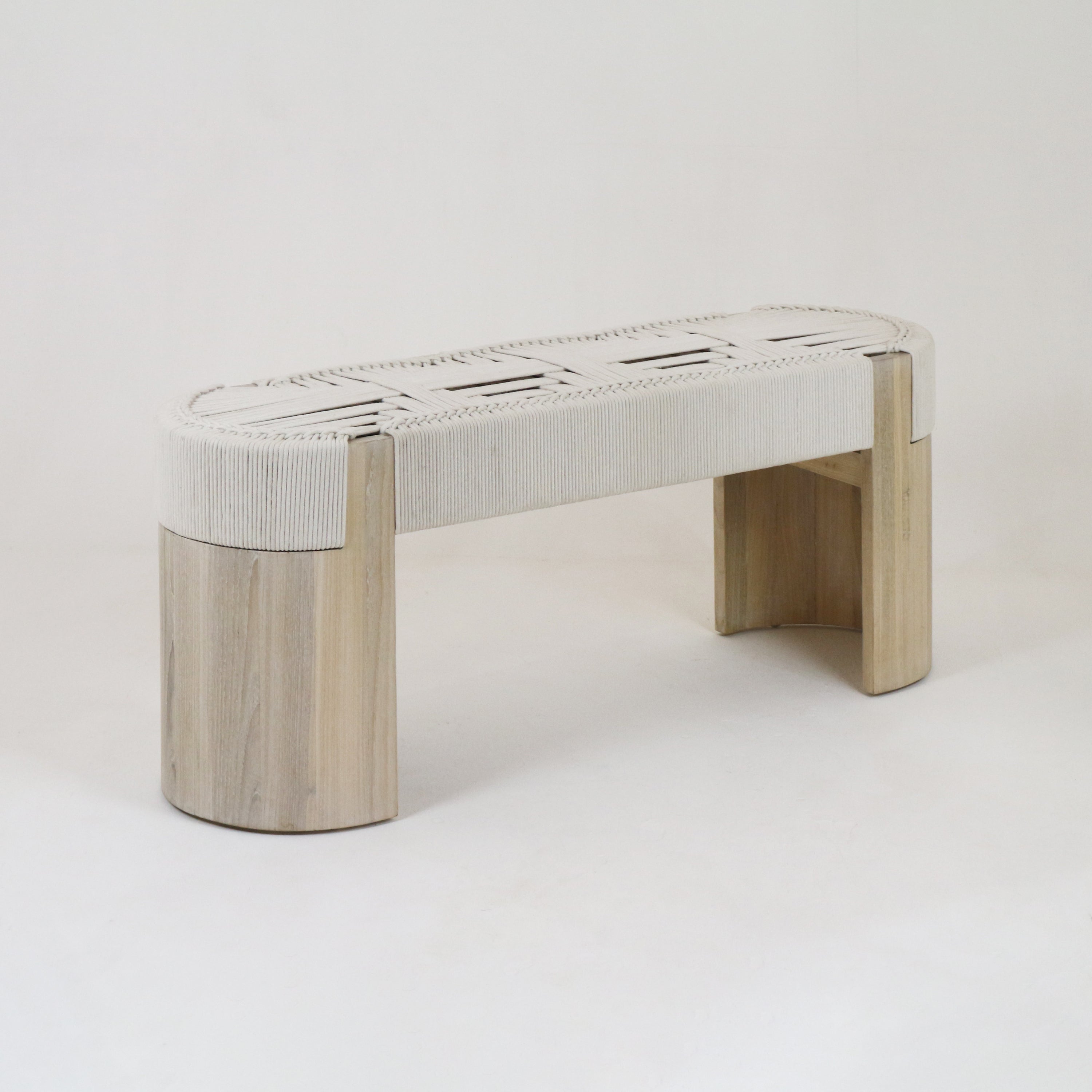 Tiamo Boucle End of Bed Bench Seat - INTERIORTONIC