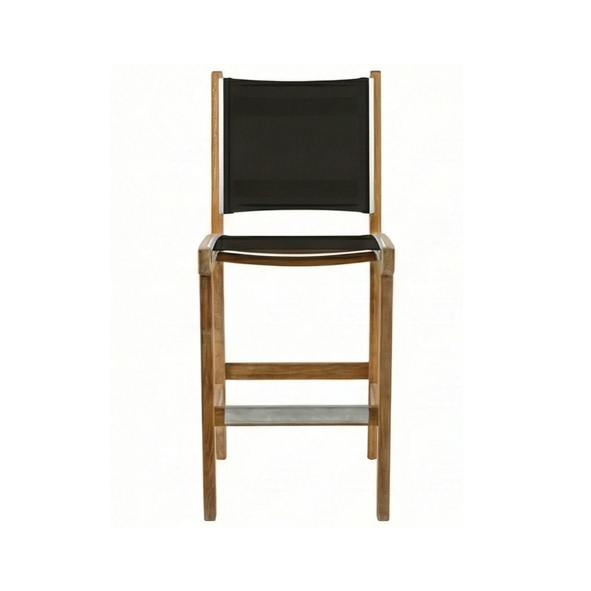 Jacques Armless Teak Outdoor Bar Stool