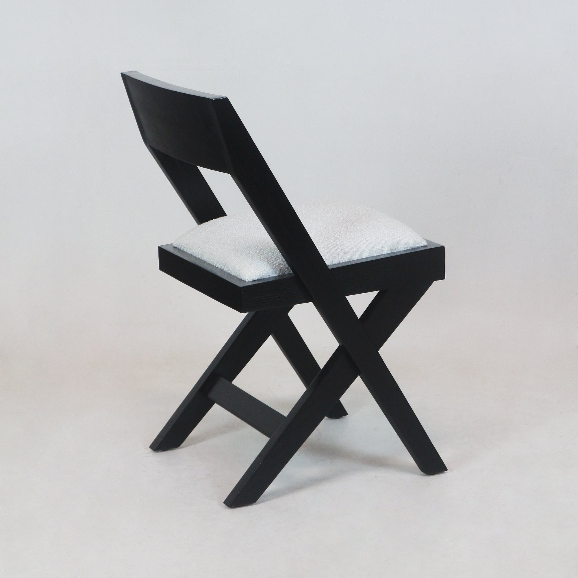 Jeanneret Side Chair with Upholstered Cushion
