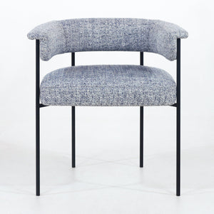 Mikra Dining Chair Grey Boucle