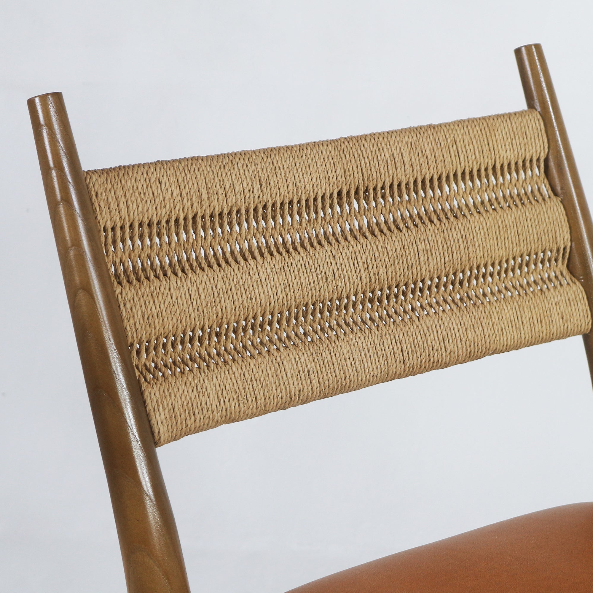 Samsara Leather & Rope Back Side Chair