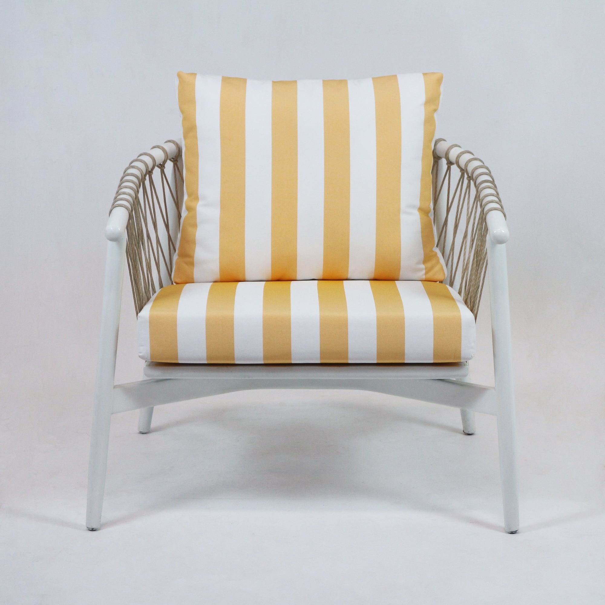 Mevcali Lounge Chair with Summer Stripe Upholstery