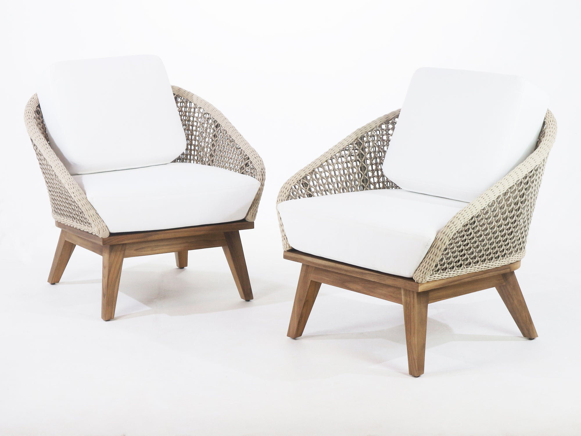 Surakarta Outdoor Accent Chair with UV protected outdoor weaving