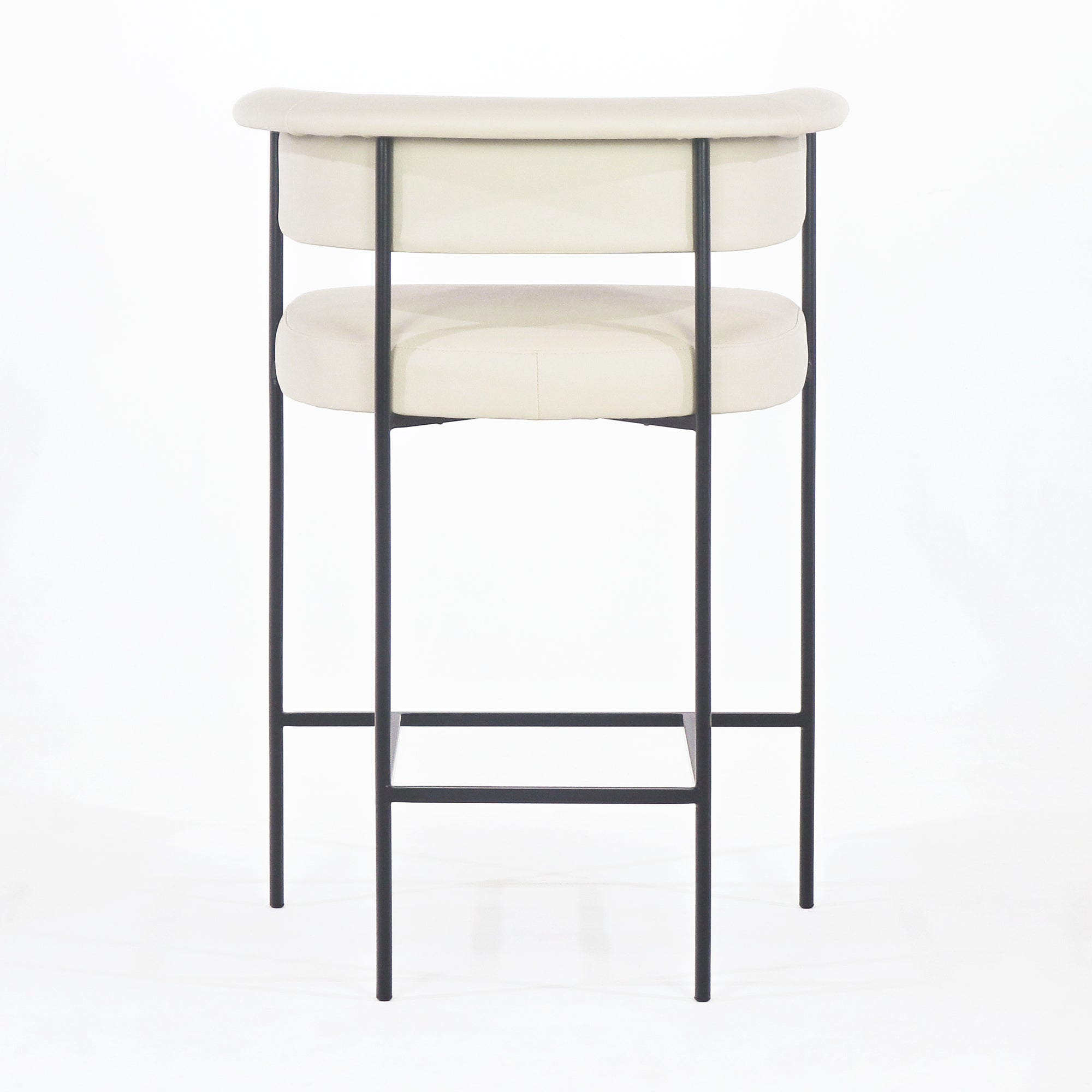 Mikra Counter & Bar Stool with Leather - INTERIORTONIC