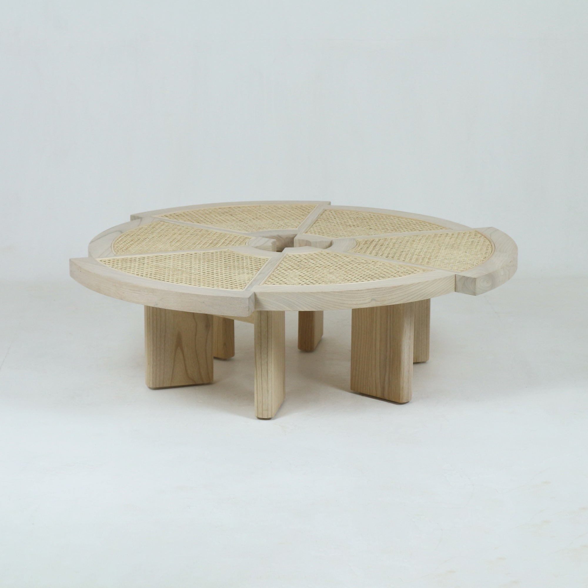 Table basse Rio Wood & Cane Grande