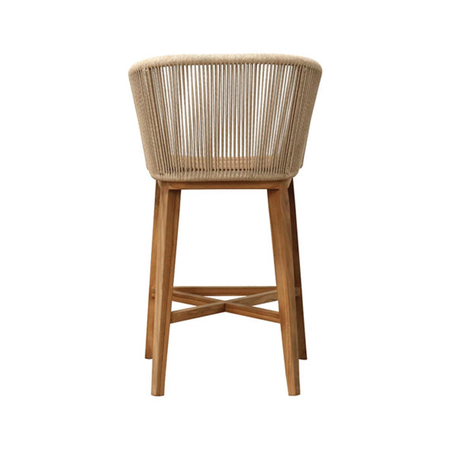 Patrick Teak Outdoor Bar Stool