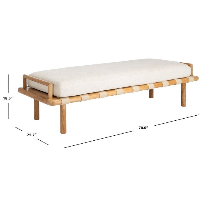 Banquette de bout de lit Velar Boucle