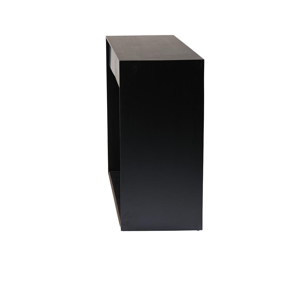 Artica Minimalist Console in Black Mahogany - INTERIORTONIC