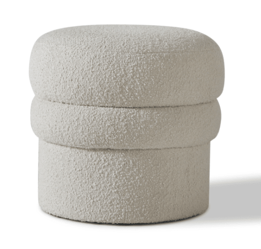 Avina Boucle Ottoman - INTERIORTONIC