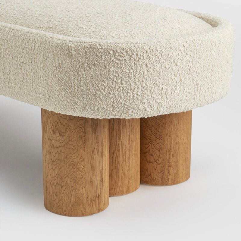 Baleka Boucle End of Bed Bench Seat - INTERIORTONIC