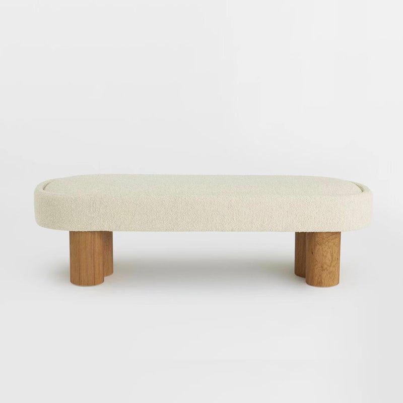 Baleka Boucle End of Bed Bench Seat - INTERIORTONIC