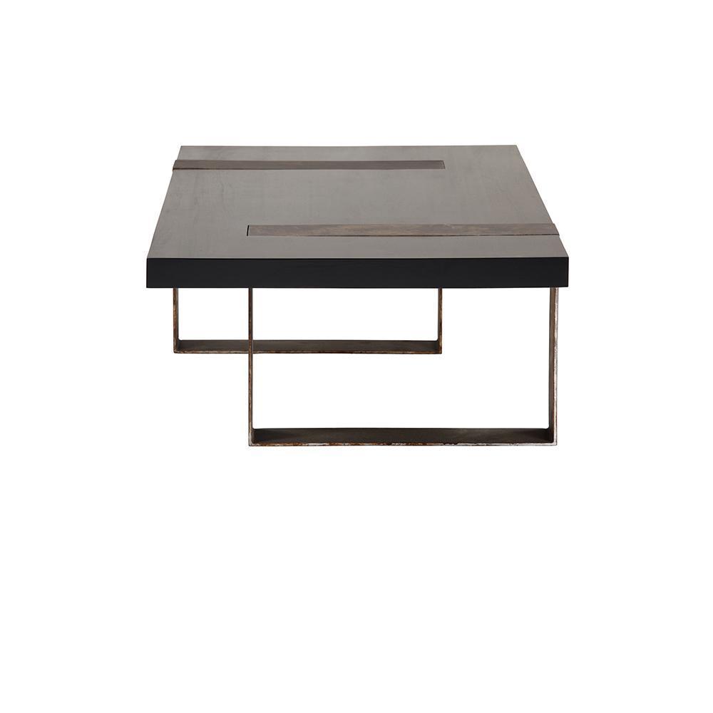 Block Table in Black Mahogany - INTERIORTONIC