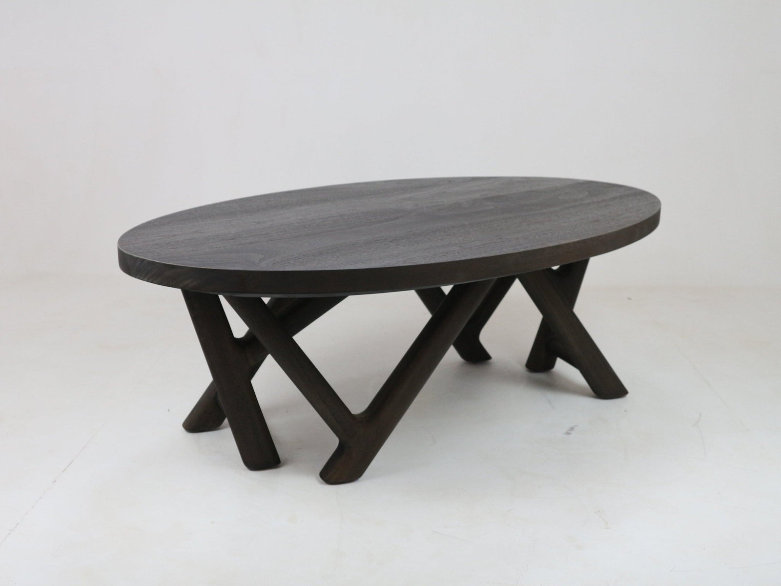 Brauden Coffee Table in Mahogany Smoked Black - INTERIORTONIC