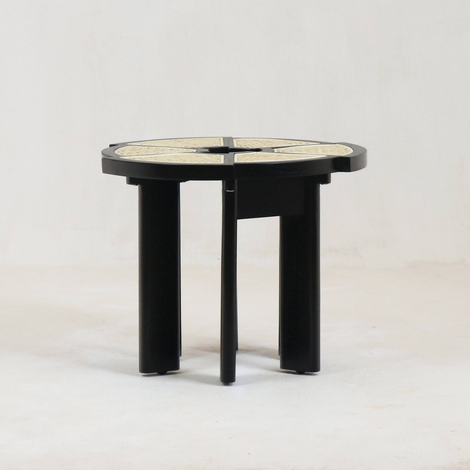 Charlotte Perriand Rio Side Table in Black Gloss - INTERIORTONIC